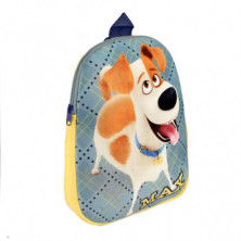 MOCHILA SUAVE PETs MASCOTAS 32CM