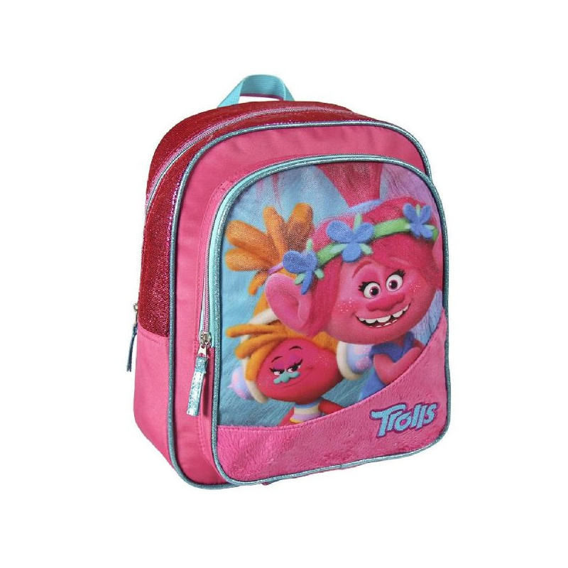 Imagen mochila junior 34cm trolls