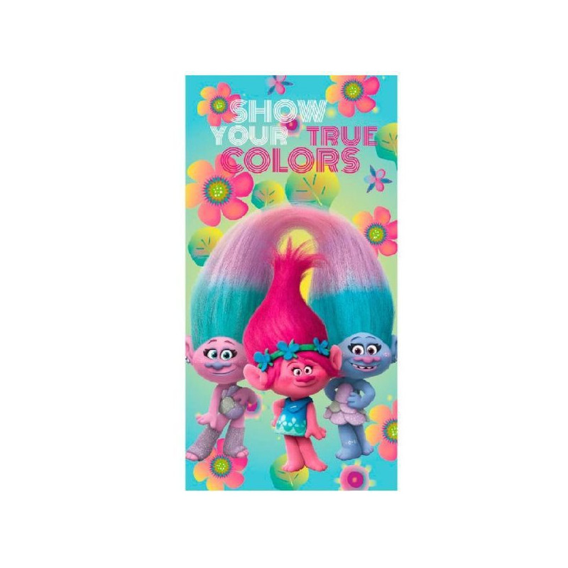 Imagen toalla playa 70x140cm trolls