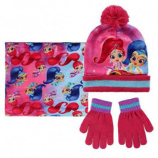 SET GUANTES, GORRO Y PAÑUELO SHIMMER & SHINE