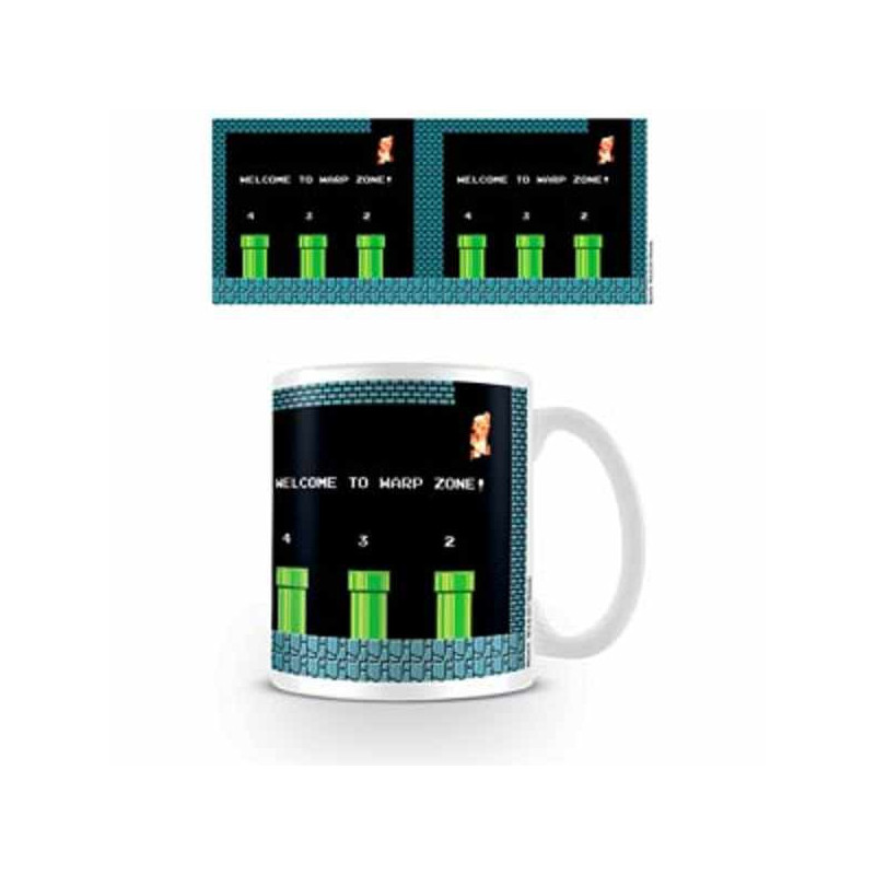 Imagen super mario – taza – warp zone