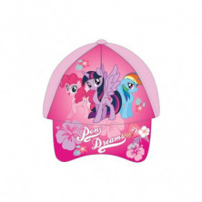 Imagen gorra niña my little pony 54cm rosa claro