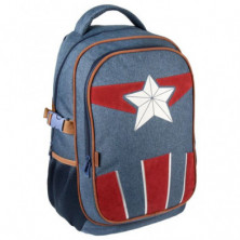 Imagen mochila casual viaje capitan america 47cm bts 2018