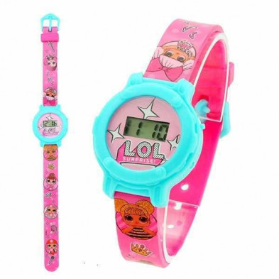 Imagen reloj digital lol en blister