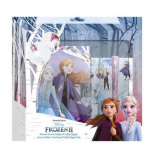 Imagen diario secreto y boli con magico frozen 2