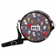 BOLSO REDONDO NEGRO BT21