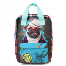 Imagen mochila dash pug krazymals 38cm