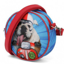 imagen 1 de bolso redondo bulldog krazymals 18cm