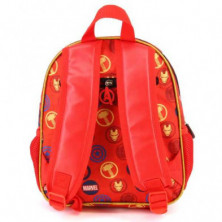 imagen 2 de mochila iron man armor-kindergarten 30cm