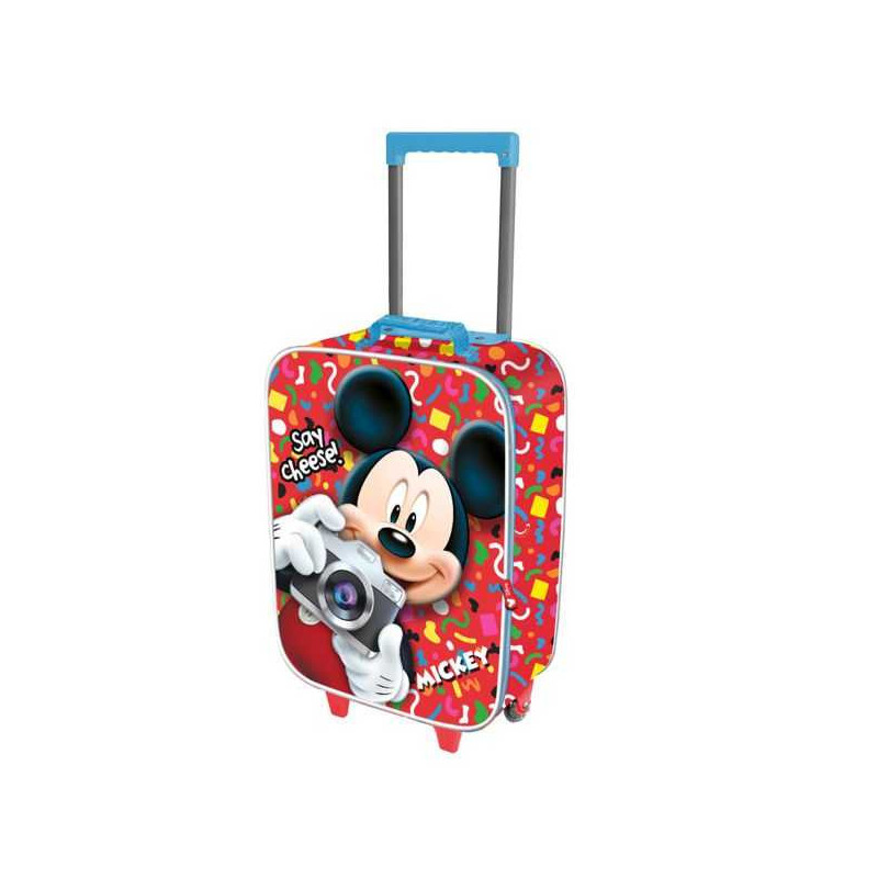 Imagen trolley mickey mouse say cheese! 52cm 2 ruedas
