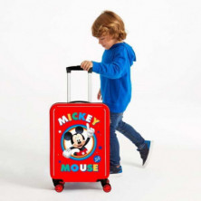 imagen 5 de maleta mickey mouse 55cm rojo disney