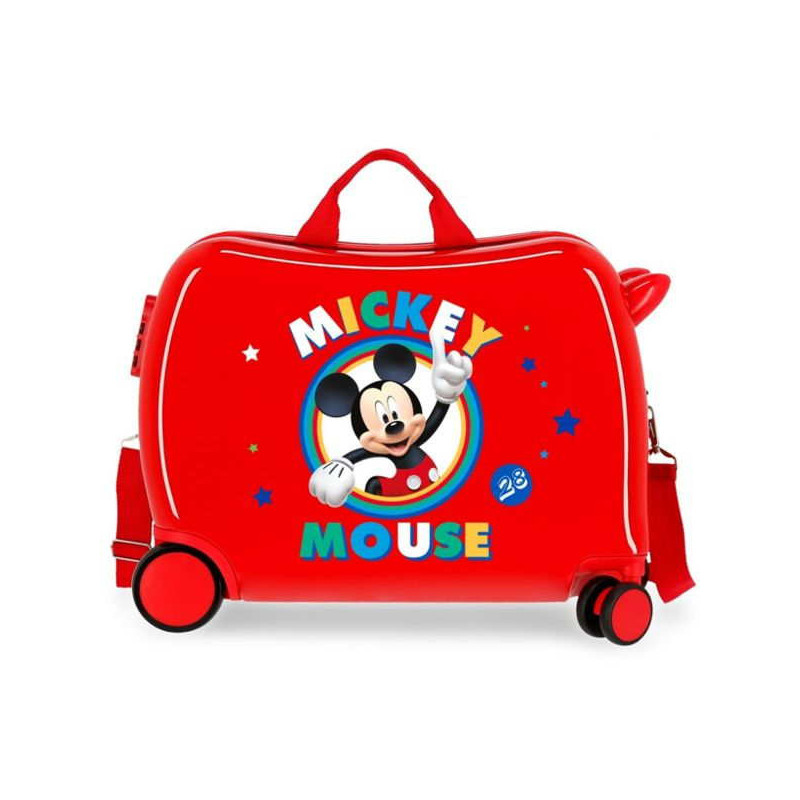Imagen maleta infantil mickey mouse rojo disney