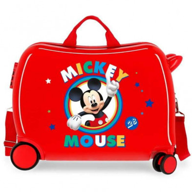 Imagen maleta infantil mickey mouse rojo disney