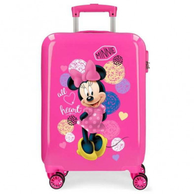 Imagen maleta minnie mouse 55cm rosa disney