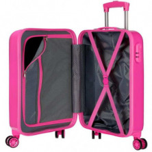 imagen 2 de maleta minnie mouse 55cm rosa disney
