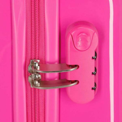 imagen 4 de maleta minnie mouse 55cm rosa disney