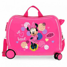 Imagen maleta infantil minnie mouse rosa disney