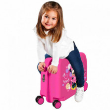imagen 4 de maleta infantil minnie mouse rosa disney