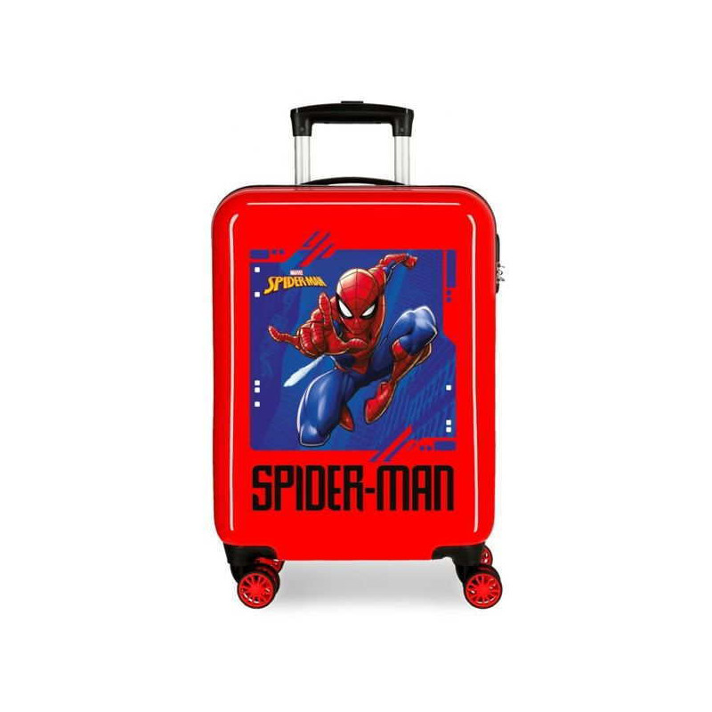 Imagen maleta spiderman 55cm roja marvel