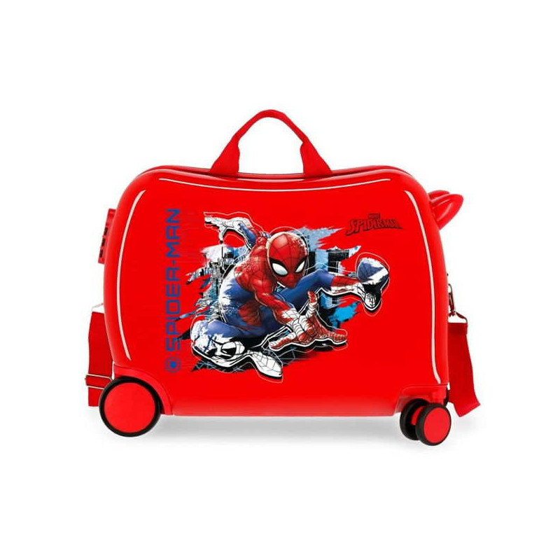 Imagen maleta infantil spiderman roja marvel