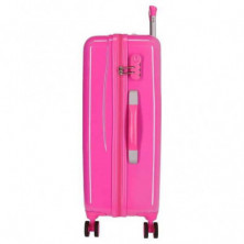 imagen 1 de maleta minnie mouse 68cm rosa rock dots