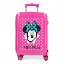 Imagen maleta minnie mouse 55cm rosa