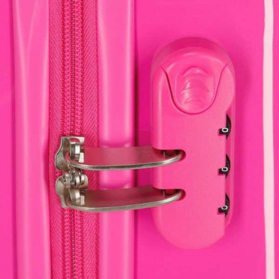 imagen 3 de maleta minnie mouse 55cm rosa