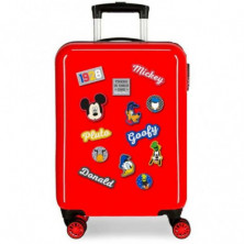 Imagen maleta mickey mouse 68cm roja disney