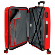 imagen 2 de maleta mickey mouse 68cm roja disney