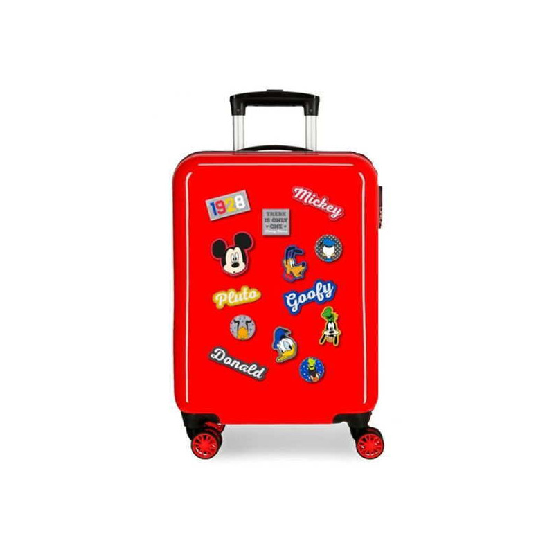 Imagen maleta mickey mouse 55cm roja disney