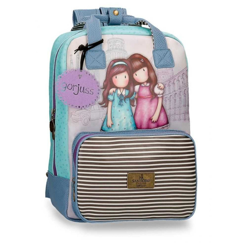 Imagen mochila 40cm gorjuss friends walk together