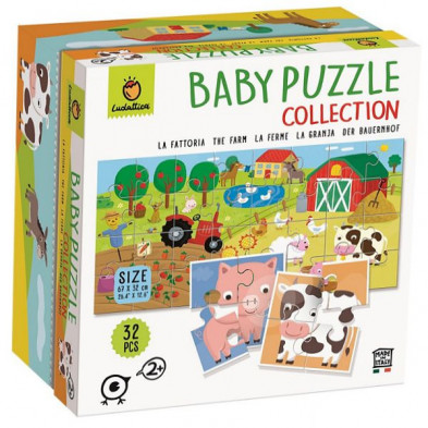 Imagen baby puzzle la granja