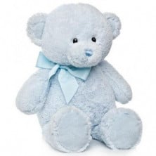 PELUCHE BABY OSO SOFT CELESTE 60CM