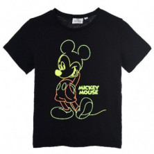 CAMISETA MICKEY MOUSE NEGRA