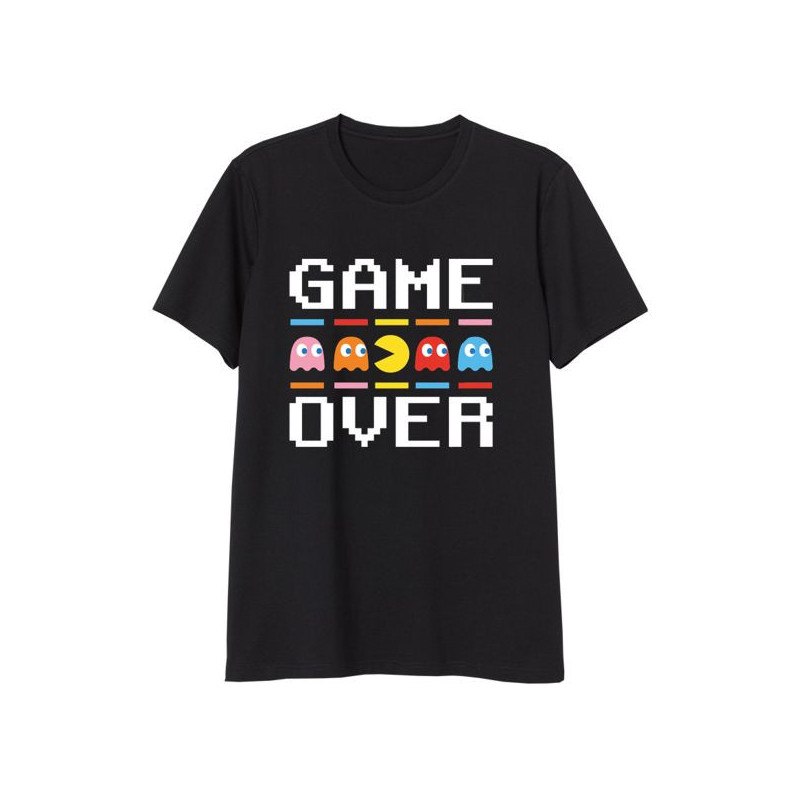 Imagen camiseta pacman game over