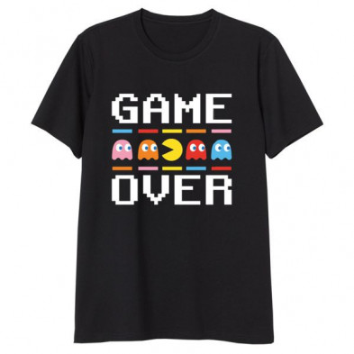 Imagen camiseta pacman game over
