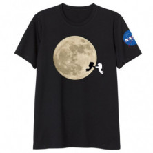 CAMISETA NASA LUNA Y ASTRONAUTAS