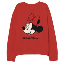 SUDADERA MINNIE MOUSE ROJA