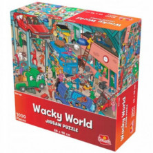 PUZLE WACKY WORLD GARAJE 1000 PIEZAS