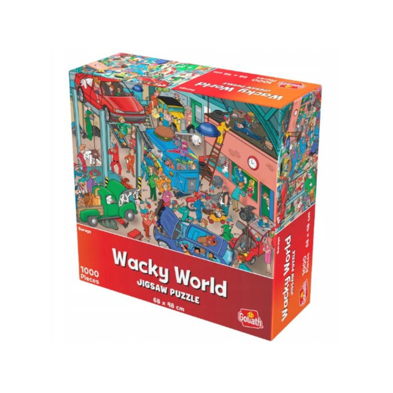 Imagen puzle wacky world garaje 1000 piezas