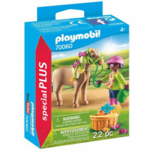 NIÑA CON PONI PLAYMOBIL