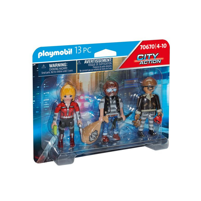 Imagen set figuras ladrones