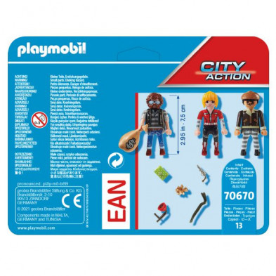 imagen 2 de set figuras ladrones