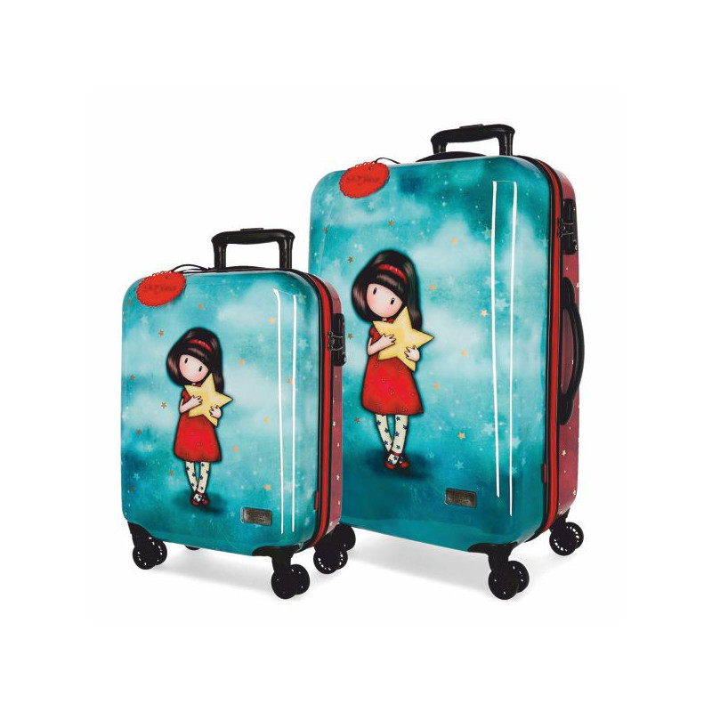 Imagen set 2 trolleys abs gorjuss my star
