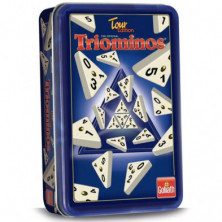 Imagen triominos tour edition juego de mesa goliath
