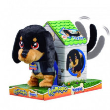 Peluche interactivo waggles animagic mi perrito salchicha