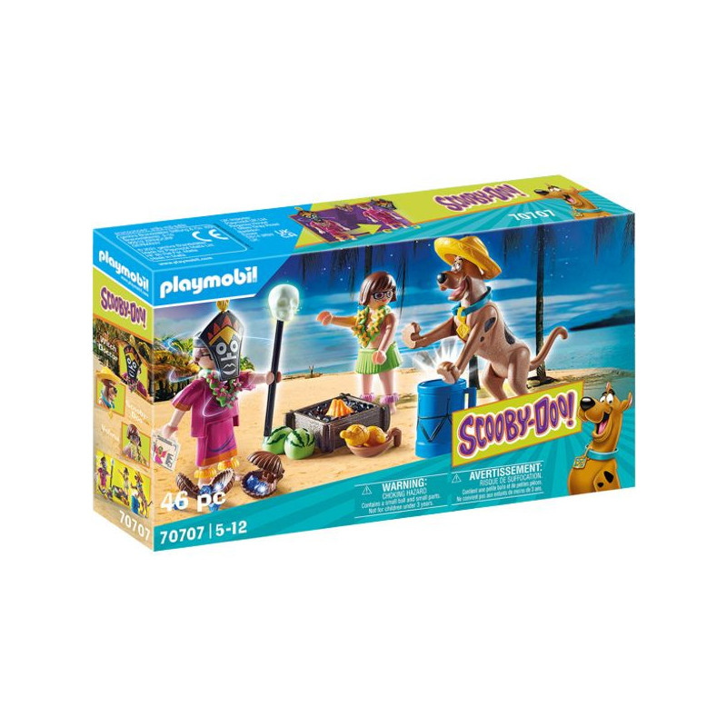 Imagen scooby-doo! aventura con witch doctor playmobil