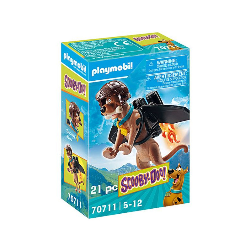 Imagen scooby-doo! figura coleccionable piloto playmobil