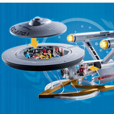 imagen 4 de u.s.s. enterprise ncc-1701 star trek playmobil