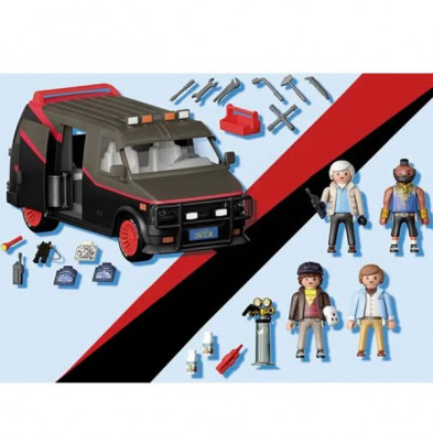 imagen 1 de furgoneta equipo a playmobil